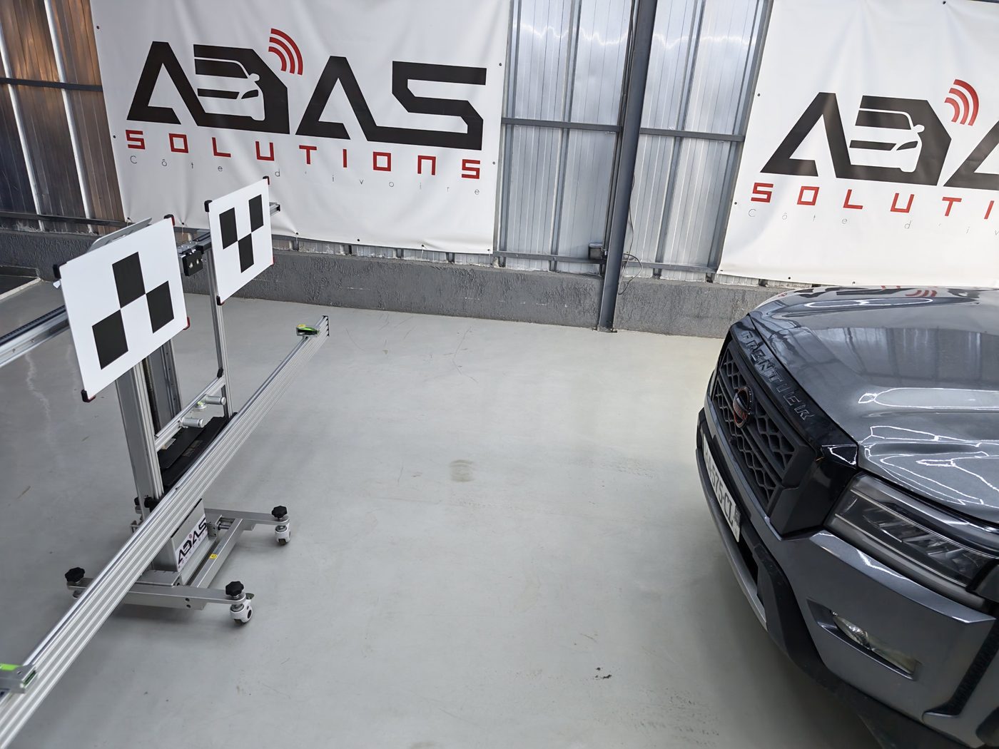 Calibrage de la caméra LDW sur un Nissan Frontier
