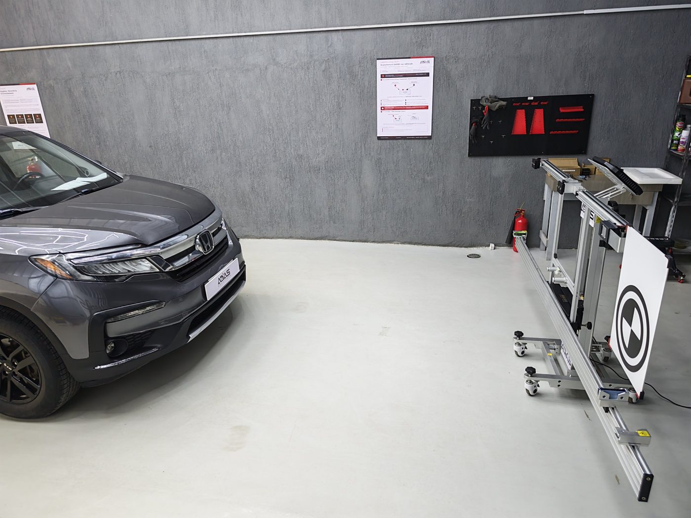 Calibrage de la caméra LKAS sur un Honda Pilot