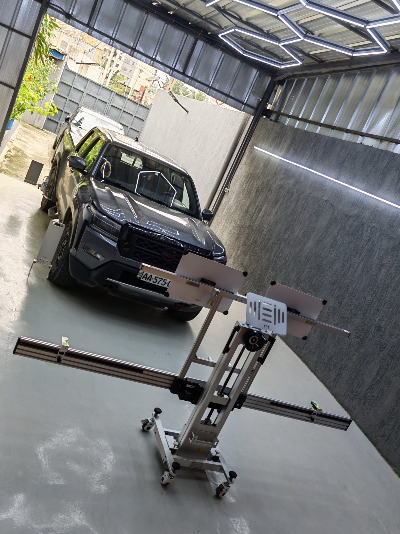 Calibrage de la caméra LDW sur un Nissan Frontier