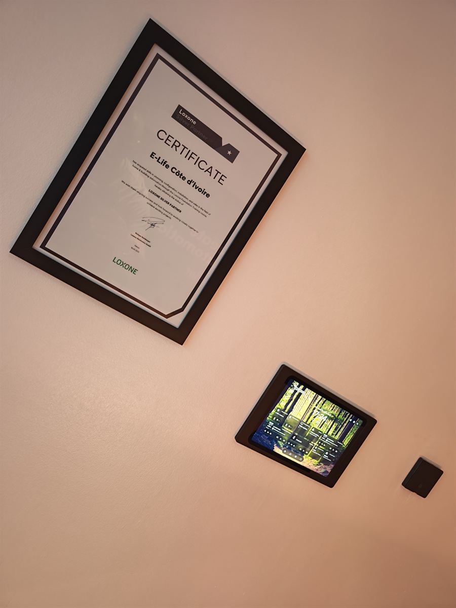 Certificat Loxone Silver Partner