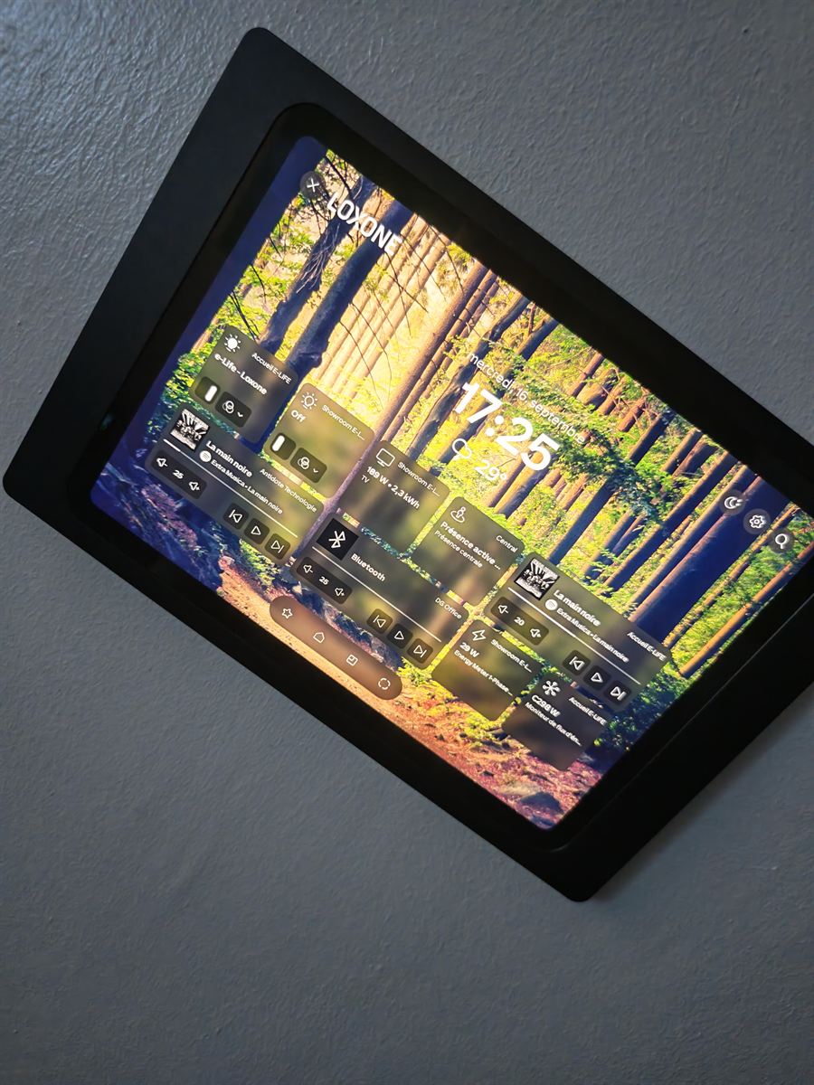 Tablette de pilotage Loxone